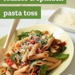 Tomato & Spinach Pasta Toss