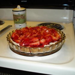 Strawberry Mascarpone Tart With Port Glaze