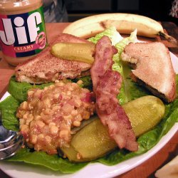 Paula's Fried Peanut Butter and Banana Sandwich