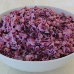 Purple Apple Cole Slaw