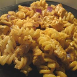 Creamy Red Pesto Chicken With Pasta