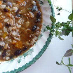 Mushroom, Barley and Beef Soup