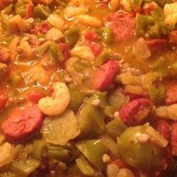 Easy Creole Okra and Shrimp