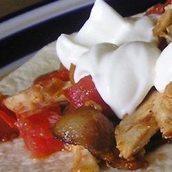 Chicken and Bacon Fajitas