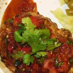 Grilled Chicken Breasts with Fresh Strawberry Salsa