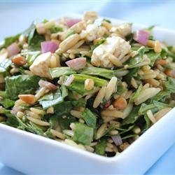 Spinach and Orzo Salad