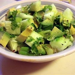 Tangy Cucumber and Avocado Salad