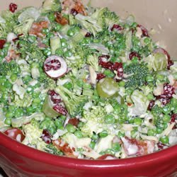 Raw Veggie Picnic Salad