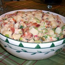 Potato Salad With Bacon, Olives, and Radishes