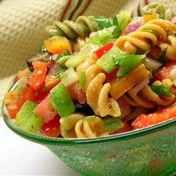 Three Pepper Pasta Salad