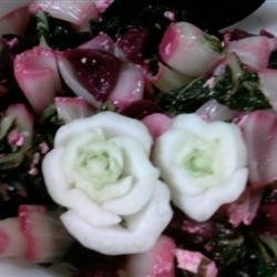 Warm Bok Choy, Beet and Feta Salad