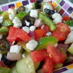 Horiatiki Salata: Greek Salad