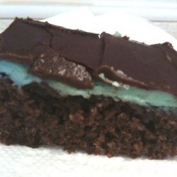 Chocolate-Mint Bars (A Lighter Version)