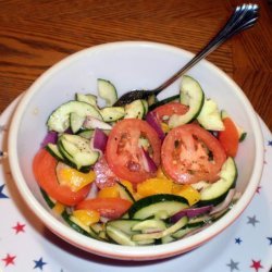 Peach and Tomato Salad