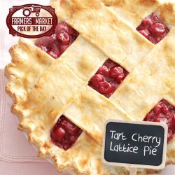 Tart Cherry Lattice Pie