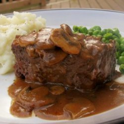 Blue Plate Meat Loaf With Mushroom Pan Gravy