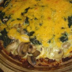 Spinach-Mushroom Quiche