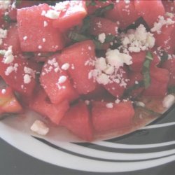 Tomato, Watermelon and Feta Salad