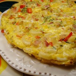 Bacon and Macaroni Frittata