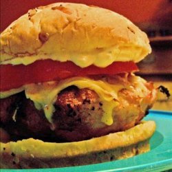 Chicken Cheeseburgers With Lemon Mayonnaise