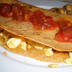 Breakfast Scramble Quesadilla