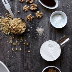 Butter Walnut Cookies