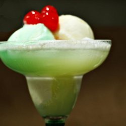 2bleu's Margarita Ice Cream and Sherbet Fizz (Virgin)