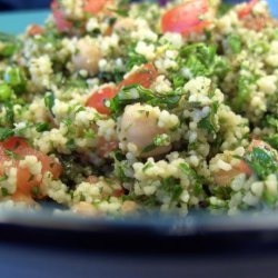 Tabouli & Chickpea Couscous Salad