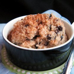 Cherry Couscous Pudding