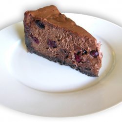 Dark Chocolate Covered Cherry Cheesecake