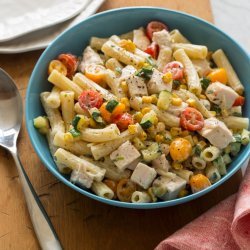 Pasta and Vegetable Salad with Chicken