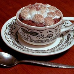 Hot Chocolate Cake With Marshmallows