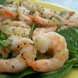 Warm Shrimp Salad