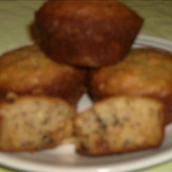 Banana Peanut Butter Chip Muffins (Light)