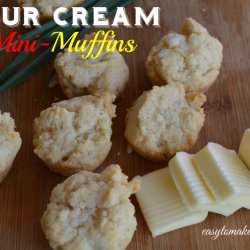 Sour Cream Mini Muffins