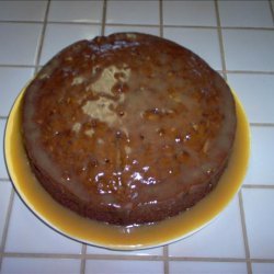 Apple Spice Cake with Brown Sugar Glaze