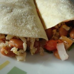 Rock 'n' Mole Veggie Burritos