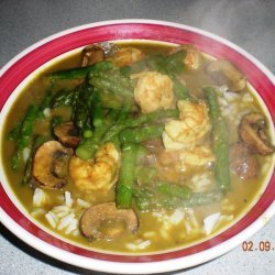 Thai Shrimp and Asparagus