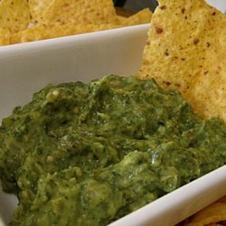 Roasted Tomatillo Guacamole