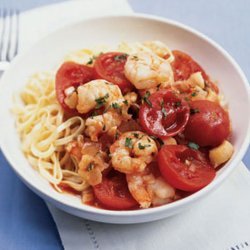 Shrimp and Scallop Arrabbiata