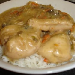 Crock Pot Chicken With Vegetable Gravy