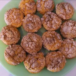 Pumpkin Custard Streusel Muffins