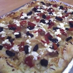 Mediterranean Goat Cheese Pizza