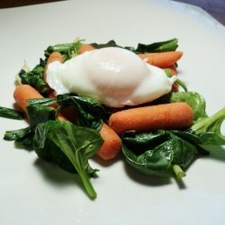 Carrot and Spinach Stirfry