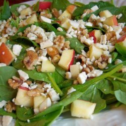 Autumn Salad With Bleu Cheese