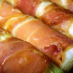 Baked Leeks With Prosciutto