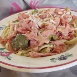 Pink Fettuccine Alfredo