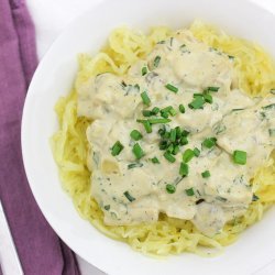 Creamy Mushroom Spaghetti