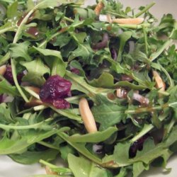 Arugula and Almond Salad With Dried Cranberries