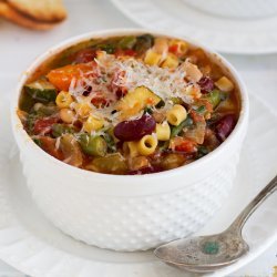 Homemade Minestrone Soup